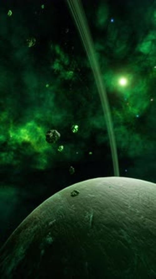 Vertical a Large Cluster of Asteroids Near an Unknown Planet
