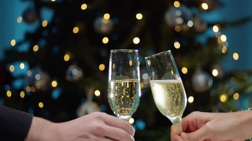 Brindando nos feriados de Natal e Ano Novo