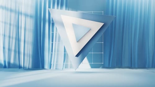 Abstract Geometric Rotating Triangles Minimal Background Loop