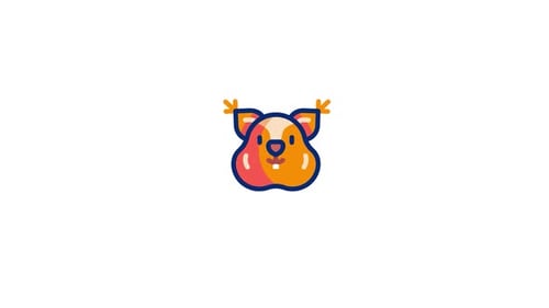 Squirrel Animated Icon