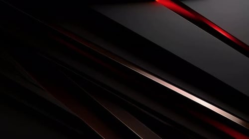 Dynamic Abstract Geometric Background with Red Light Streaks