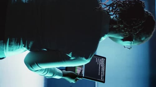 Vertical Video Engineer Coding in Data Center