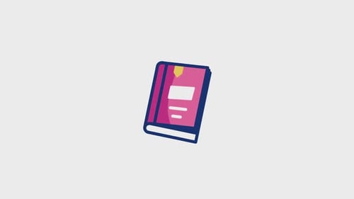 Icono animado de libro V4