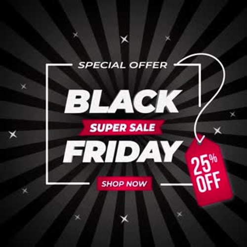 Black Friday (70% off) Video Post 2022