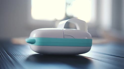 Baby Wipe Dispenser Opening in Close Up Still Shot