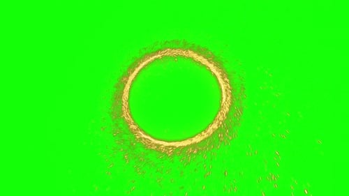 Sparks Show on Green Screen 4K 2
