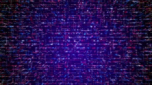 Futuristic Digital Grid Network Technology Background Loop