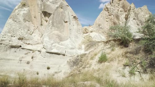 Scenic pathway in Love Valley of Goreme Historical National Park