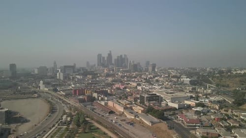 Los Angeles from the historic park