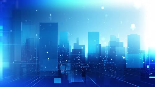 Blue Corporate Background Loop