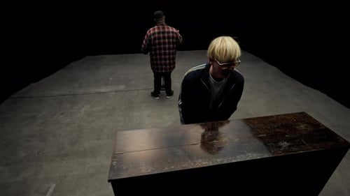 Pianist And Singer Performing Back To Back In Studio