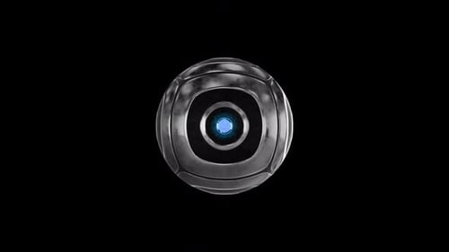 Bola de energia Scifi Tech Blue Alpha Loop