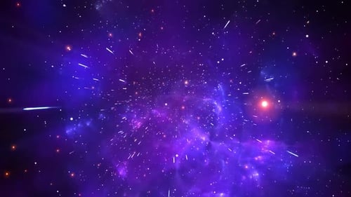 Futuristic Deep Space Hyperspace Travel Seamless Loop