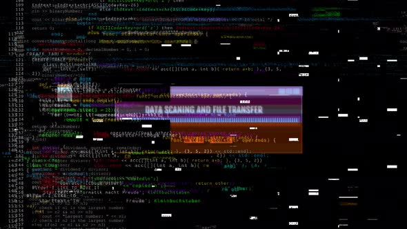 Digital Glitch Code Data Stream Cyber Security Background, Backgrounds ...