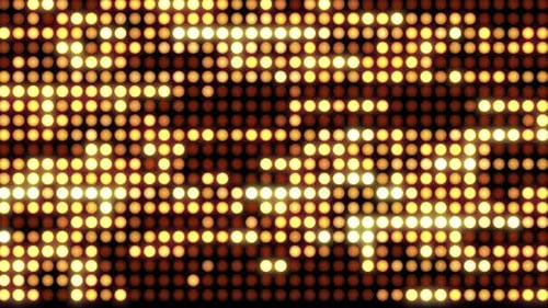 Dynamic Golden Lights Wall Background Loop
