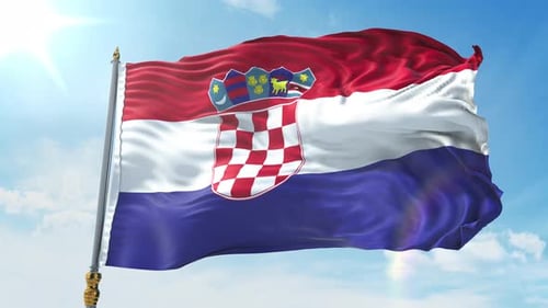 Croatia Flag 4K