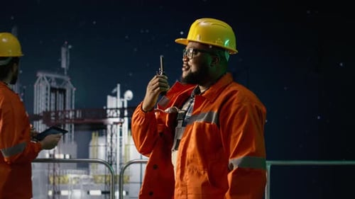 Coordinating Supply Routes Oil Crisis and Offshore Rig Radio Operator