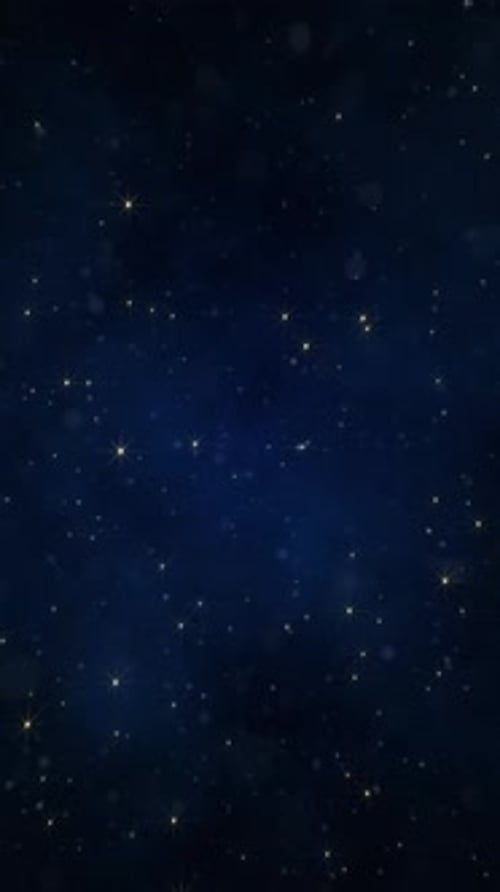 Golden Sparkling Particles Festive Vertical Background