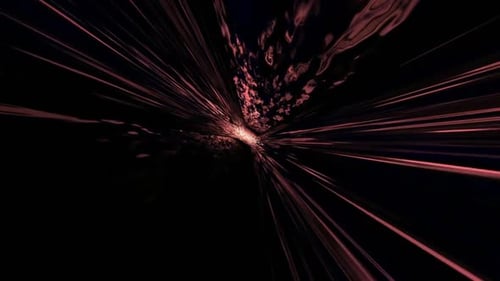 Red Light Speed Tunnel Abstract Background