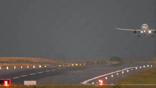 Airplane Arrival Touching