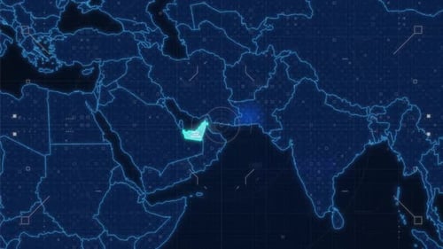 Hud Zoom Map Of United Arab Emirates