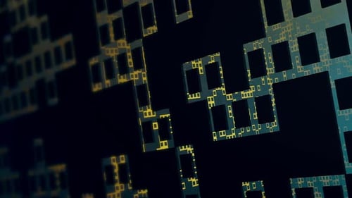 Abstract Geometric Pattern Technology Background