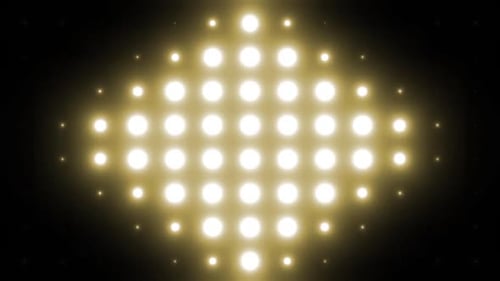 Pulsating Geometric Light Grid for Events and Stages