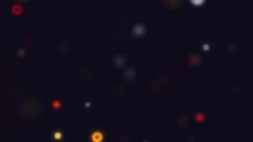 Abstract Floating Bokeh Particles Background
