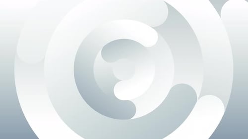 Animation d'arrière-plan bouclable de formes géométriques circulaires