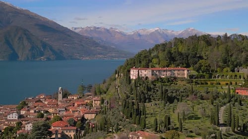 Experience the Stunning View of Lake Como and Bellagio Amidst Italys Enchanting Scenery