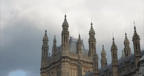 Beautiful Gothic Details Displayed on The Parliament Palace in London, UK