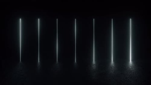 White Lights in Dark Room
