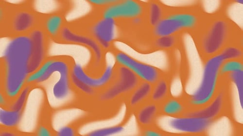Orange And Purple Swirls Background
