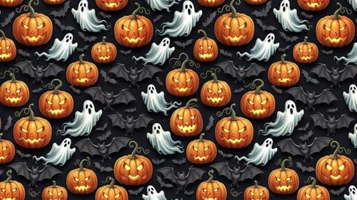 Endless Halloween Background Loop