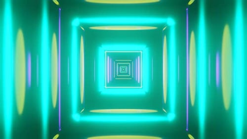 The VJ Loop Background Transforms Into a Neon Disco Wonderland