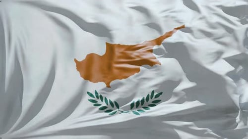 Neue Flagge Zyperns