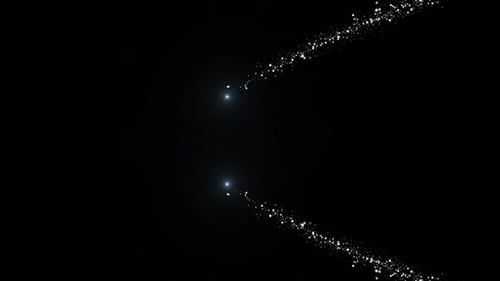 Fundo de partículas cintilantes