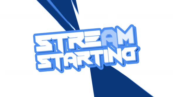Streaming Dynamic Intro With Speed Lines Animation Blue Theme, Motion ...
