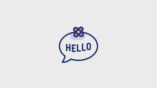Hello Animated Icon