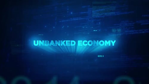 Futuristic Digital Glitch Text Title Reveal