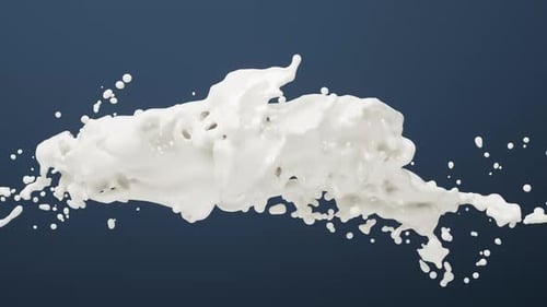 Flowing fluid with splashing shape background