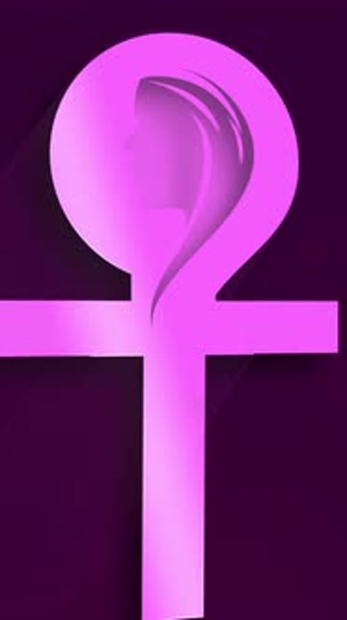 Happy Women's Day Celebration In Portrait View With Butterflies And Women's Symbol V02