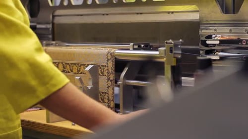 Textile Weaver at Modern Loom Workshop