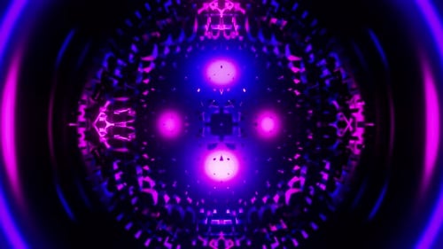 New Purple With Pink Glare Equalizer Vj Loop For Music Party Background