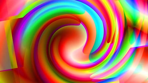 Abstract colorful liquid with twist glossy wallpaper concept texture smooth background