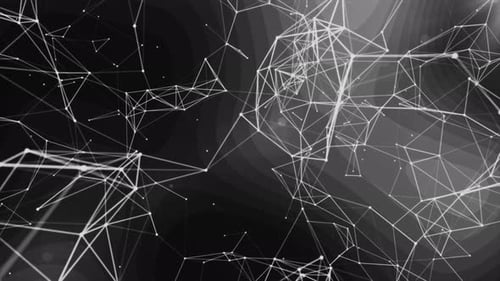 Abstract Plexus Network Connections Technology Background Animation