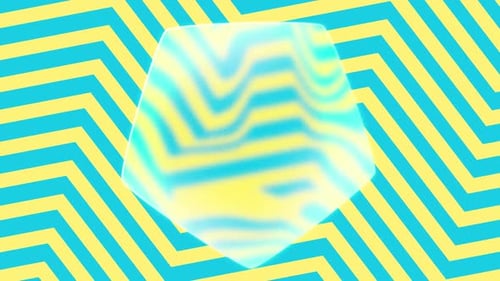 Minimalist Abstract Animated Yellow Line Background