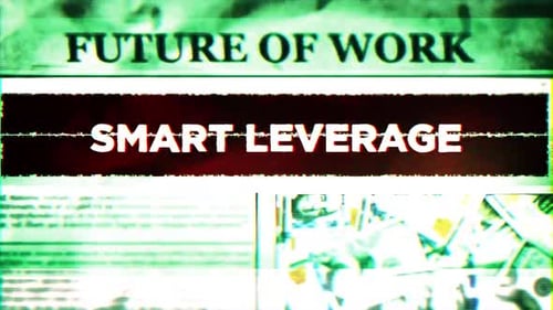 Glitch Text Reveal with Retro VHS Effect