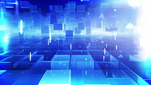 Blue Corporate Background Loop