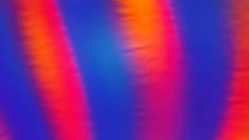 Vibrant Rainbow Light Leaks with Shimmering Grain Effect
